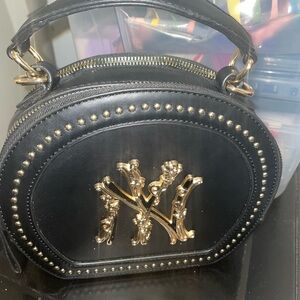 Black and Gold Designer Women's Bag